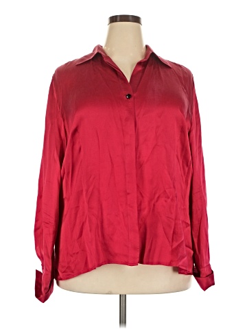 Jones New York Collection 3/4 Sleeve Button-Down Shirt (view 1)