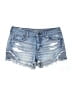 American Eagle Outfitters 100% Cotton Stars Blue Denim Shorts Size 8 - photo 1