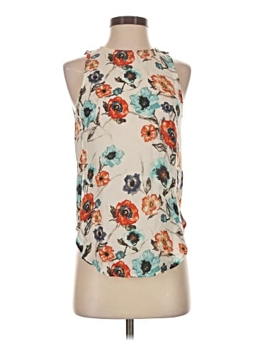 Haute Hippie Sleeveless Silk Top (view 1)