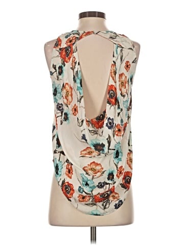 Haute Hippie Sleeveless Silk Top (view 2)