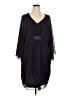 Connected Apparel Black Cocktail Dress Size 24W - photo 1