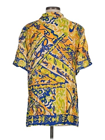 Robert Graham Short Sleeve Silk Top (view 2)