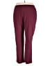 D&Co. Solid Burgundy Active Pants Size XL - photo 1