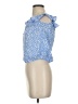Sienna Sky 100% Polyester Blue Sleeveless Blouse Size XS - photo 5