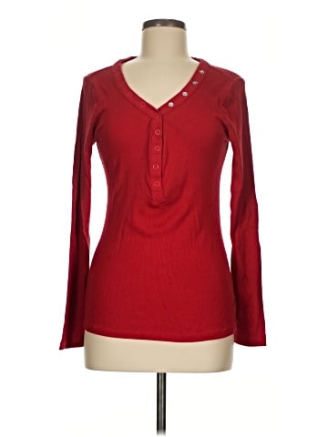 Torrid Long Sleeve Henley (view 1)