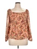 DR2 100% Polyester Orange 3/4 Sleeve Blouse Size XL - photo 1
