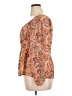 DR2 100% Polyester Orange 3/4 Sleeve Blouse Size XL - photo 5
