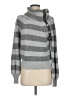 Derek Lam Stripes Gray Turtleneck Sweater Size XS - photo 1