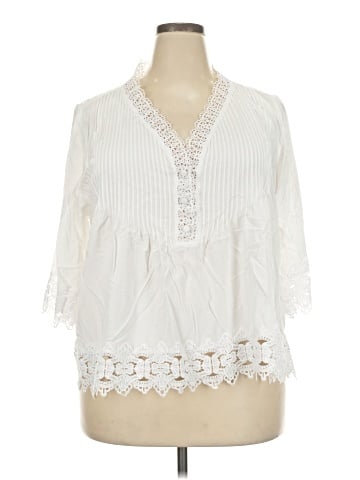Chelsea & Theodore 3/4 Sleeve Blouse (view 1)