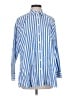 Madewell 100% Cotton Stripes Blue Long Sleeve Button-Down Shirt Size XS - photo 1