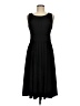 Max and Cleo Solid Black Casual Dress Size 8 - photo 1