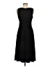 Max and Cleo Solid Black Casual Dress Size 8 - photo 2