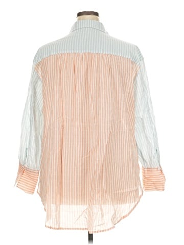 Cato 3/4 Sleeve Button-Down Shirt (view 2)