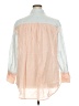 Cato Color Block Orange 3/4 Sleeve Button-Down Shirt Size 18 - photo 2