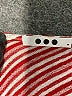 Three Dots Stripes Red Short Sleeve T-Shirt Size M - photo 7