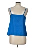 Paper Crane 100% Polyester Blue Sleeveless Blouse Size L - photo 2