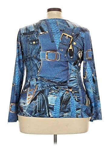 Ashley Stewart Long Sleeve Blouse (view 2)