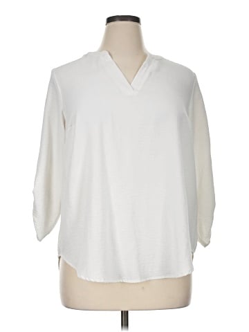 Maurices 3/4 Sleeve Blouse (view 1)