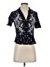 Zara Black Short Sleeve Blouse Size XS - photo 1