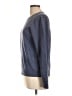 Quince 100% Cashmere Solid Blue Cashmere Pullover Sweater Size L - photo 5
