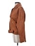 Free People 100% Leather Solid Brown Leather Jacket Size S - photo 5