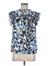 TCEC Blue Short Sleeve Blouse Size M - photo 1