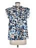 TCEC Blue Short Sleeve Blouse Size M - photo 2