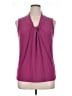 Kasper Purple Sleeveless Blouse Size XL - photo 1