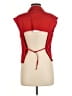 Zara Red Sleeveless Button-Down Shirt Size M - photo 2