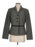Emily... 100% Polyester Houndstooth Gray Blazer Size 8 - photo 1