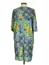 Zara Basic Print Green Casual Dress Size S - photo 2