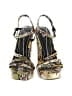 Zara Animal Print Gold Sandals Size EU 38 - photo 2