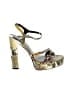 Zara Animal Print Gold Sandals Size EU 38 - photo 1