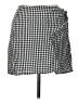 Madewell Checkered-gingham Black Casual Skirt Size 10 - photo 1