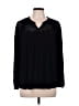 Daniel Rainn Black Long Sleeve Blouse Size L - photo 1