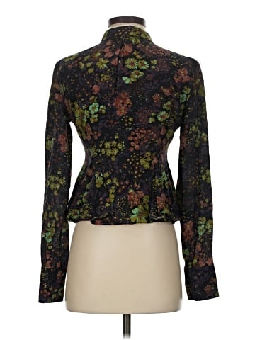 Rachel Comey Long Sleeve Silk Top (view 2)