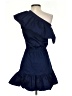 Devlin Solid Blue Casual Dress Size XS - photo 2