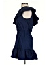 Devlin Solid Blue Casual Dress Size XS - photo 5