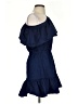 Devlin Solid Blue Casual Dress Size XS - photo 4