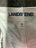 Lands' End Solid White Shorts Size 10 - photo 3