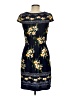En Focus Studio Print Black Casual Dress Size 8 - photo 2