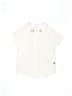 Dennis Ivory White Short Sleeve Button-Down Shirt Size 8 - photo 1