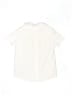 Dennis Ivory White Short Sleeve Button-Down Shirt Size 8 - photo 2