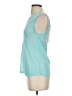 Double Zero 100% Polyester Teal Sleeveless T-Shirt Size S - photo 5