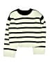 Zara Stripes Ivory Pullover Sweater Size 13 - 14 - photo 1
