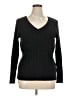 St. John's Bay Black Pullover Sweater Size XL - photo 1
