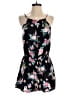 Derek Heart 100% Polyester Floral Black Romper Size S - photo 1
