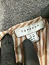 Topshop Stripes Brown Short Sleeve Blouse Size 6 - photo 4