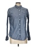 Forever 21 Blue Long Sleeve Button-Down Shirt Size L - photo 1