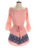 Design Lab Lord & Taylor 100% Polyester Paisley Pink Romper Size XS - photo 1